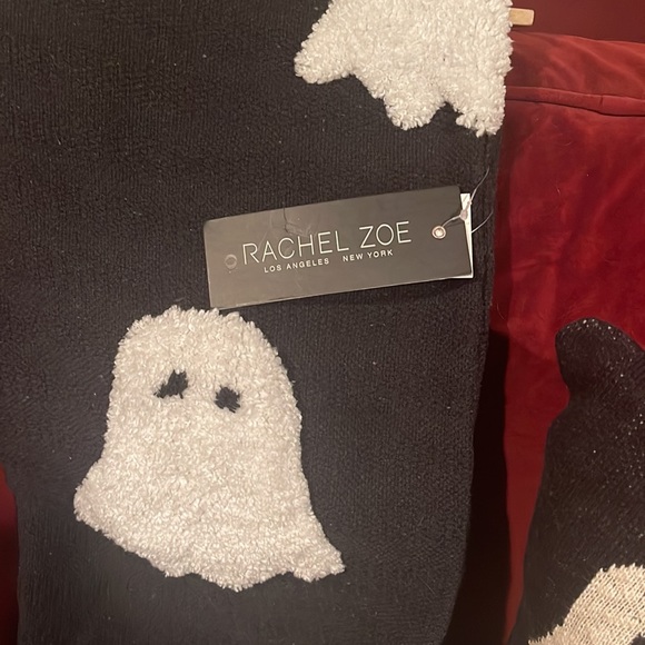 HTF Rachel Zoe Ghost Throw and Ghost pillow (Pillow not Rachel Zoe). - Picture 2 of 4